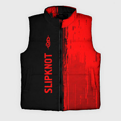 Мужской жилет Slipknot - red gradient по-вертикали, цвет: 3D-черный
