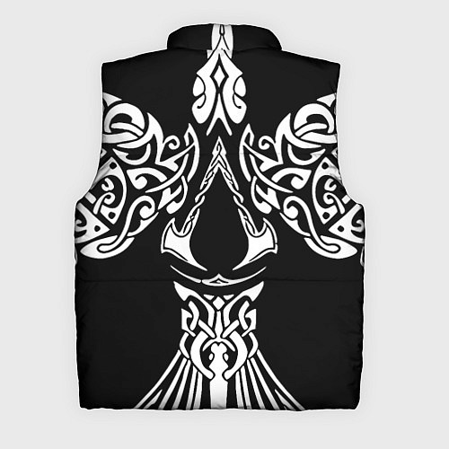 Мужской жилет Силуэт ворона - Aссасинс Крид / 3D-Черный – фото 2
