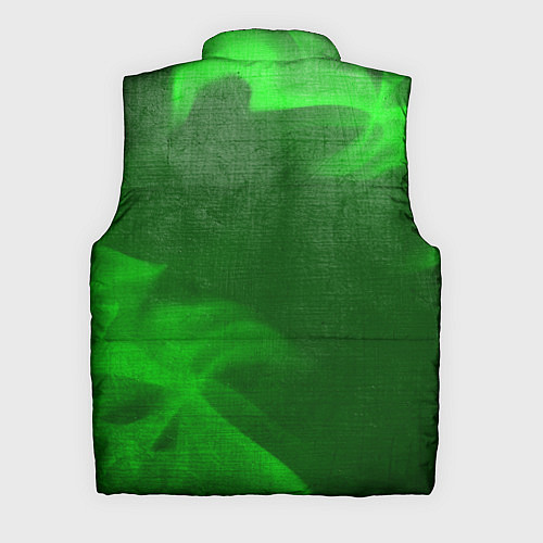 Мужской жилет Portal - green gradient вертикально / 3D-Черный – фото 2