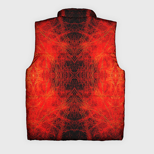 Мужской жилет Красно-черная кожа дракона / 3D-Черный – фото 2