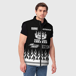 Мужской жилет Dead black - Bones, цвет: 3D-черный — фото 2