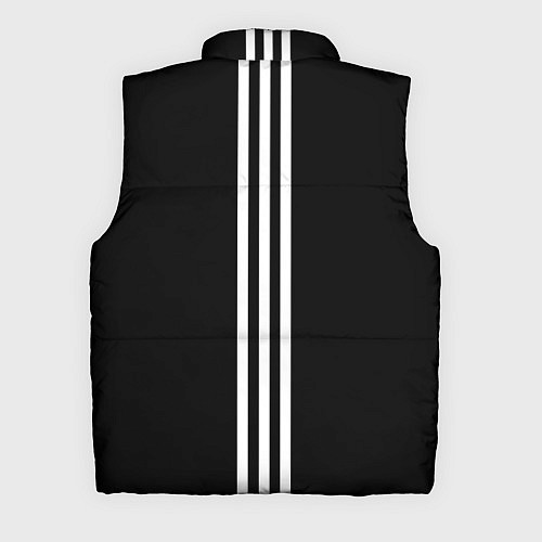 Мужской жилет Россия три полоски / 3D-Черный – фото 2