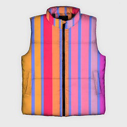 Мужской жилет Теплые цветные полосы