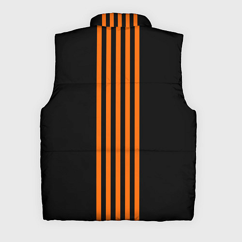 Мужской жилет ФК Урал - полоски / 3D-Черный – фото 2