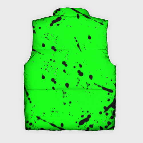 Мужской жилет Monster energy кислотные брызги / 3D-Черный – фото 2