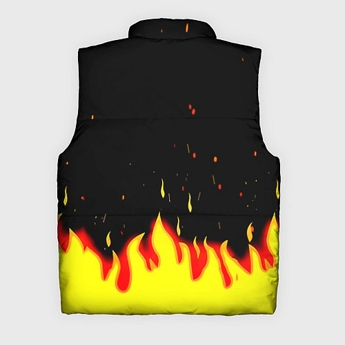 Мужской жилет Monster energy fire steel / 3D-Черный – фото 2