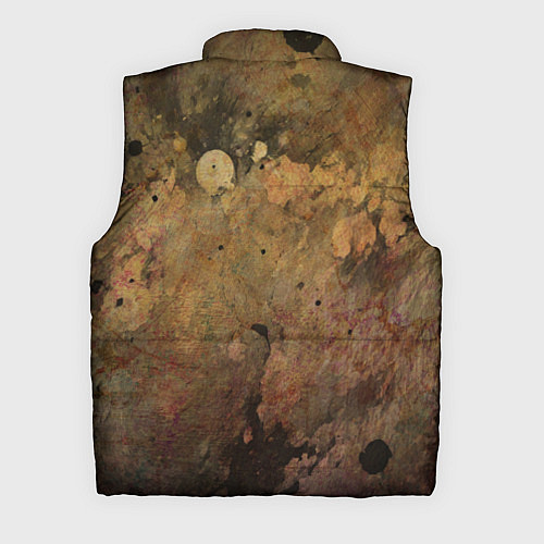 Мужской жилет Абстракция - dark pink paint spill / 3D-Черный – фото 2