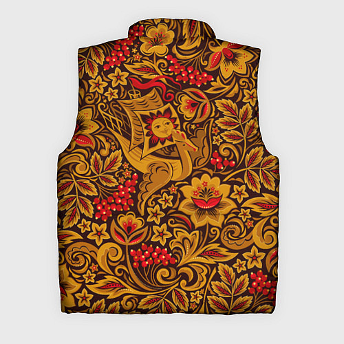 Мужской жилет Летучий корабль в стиле хохломской росписи / 3D-Черный – фото 2