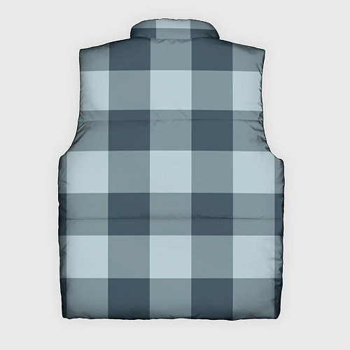 Мужской жилет Синий деним и мимоза / 3D-Черный – фото 2