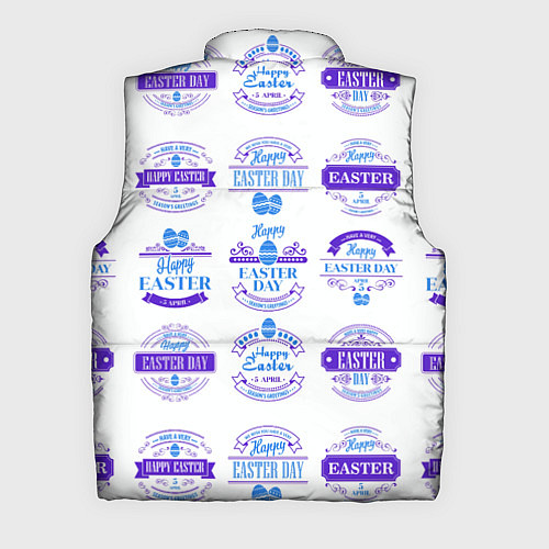 Мужской жилет Easter holidays / 3D-Черный – фото 2