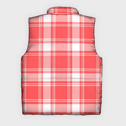 Мужской жилет Checked red white / 3D-Черный – фото 2
