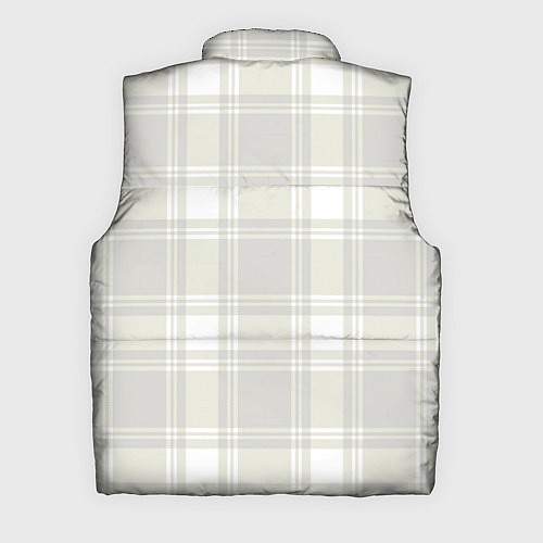 Мужской жилет Checked white completely / 3D-Черный – фото 2