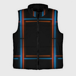 Мужской жилет Neon black red blue