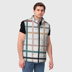 Мужской жилет Плетенка пастельная, цвет: 3D-черный — фото 2