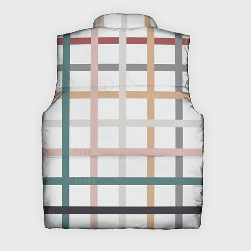 Мужской жилет Плетенка пастельная / 3D-Черный – фото 2