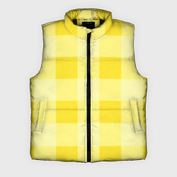 Мужской жилет Солнечный желтый тартан