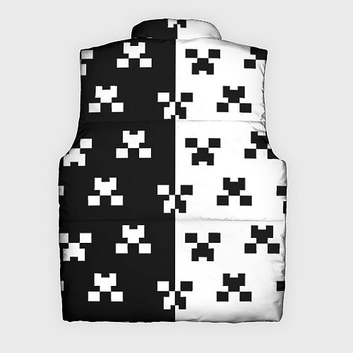 Мужской жилет Doom x minecraft pattern / 3D-Черный – фото 2