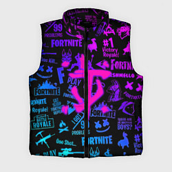 Мужской жилет Fortnite x doom neon logo, цвет: 3D-черный