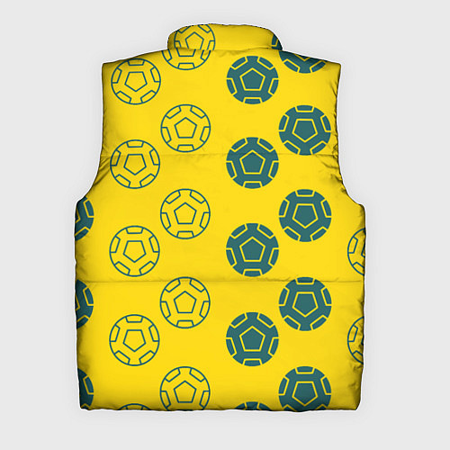 Мужской жилет Ряды из спортивных мячей / 3D-Черный – фото 2