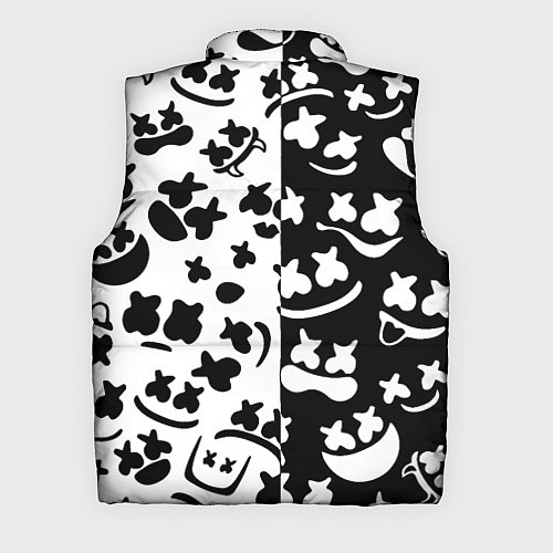 Мужской жилет Doom x Marshmello pattern / 3D-Черный – фото 2
