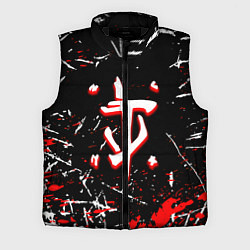 Мужской жилет Doom краски штрихи, цвет: 3D-черный