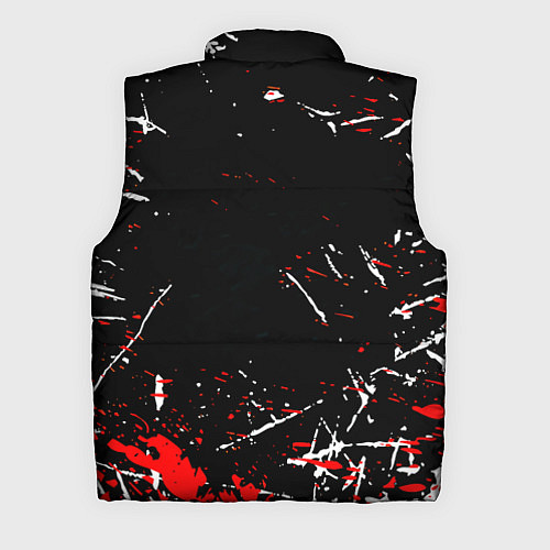 Мужской жилет Doom краски штрихи / 3D-Черный – фото 2