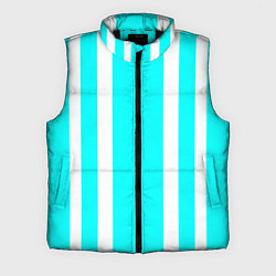 Мужской жилет Color blue white stripes