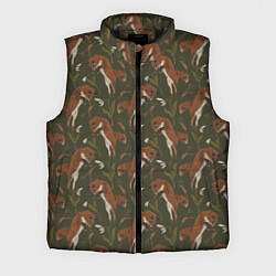 Мужской жилет Лисы в подснежниках