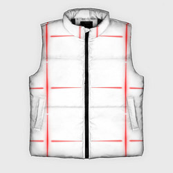 Мужской жилет Color white red stripes