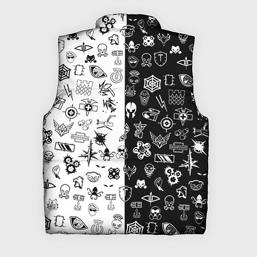 Мужской жилет Doom ачивки паттерн / 3D-Черный – фото 2