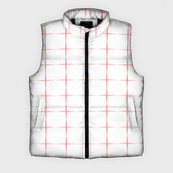 Мужской жилет Color white red crosses