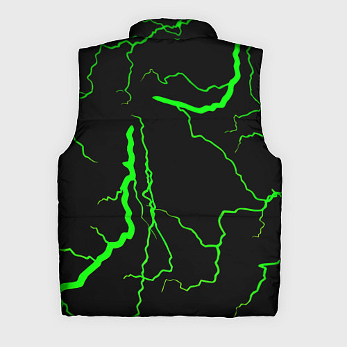 Мужской жилет Doom кислотный шторм молнии / 3D-Черный – фото 2