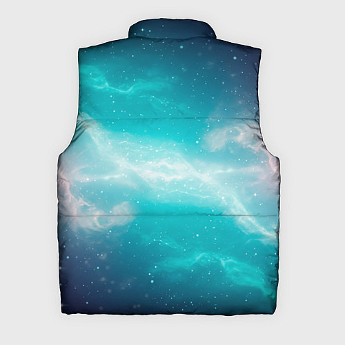 Мужской жилет Галактическое сияние небес / 3D-Черный – фото 2