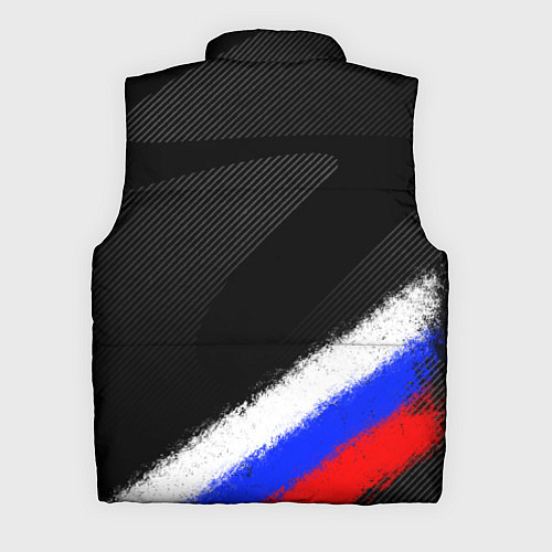 Мужской жилет Спортивный триколор России / 3D-Черный – фото 2