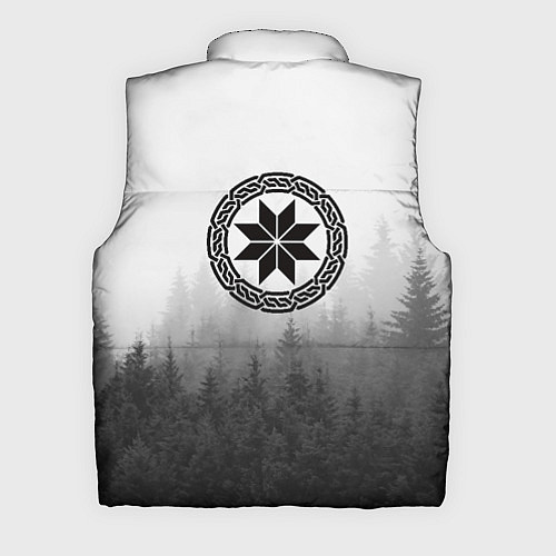 Мужской жилет Лес - это мой храм / 3D-Черный – фото 2
