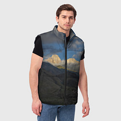 Мужской жилет Массив Метеген, цвет: 3D-черный — фото 2