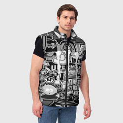 Мужской жилет Monster energy trend black, цвет: 3D-черный — фото 2