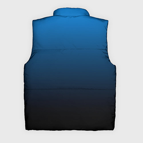Мужской жилет Blue gradient / 3D-Черный – фото 2