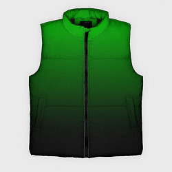 Мужской жилет Green gradient, цвет: 3D-черный