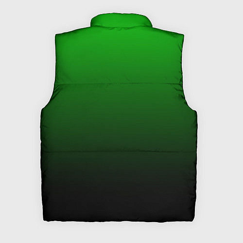 Мужской жилет Green gradient / 3D-Черный – фото 2