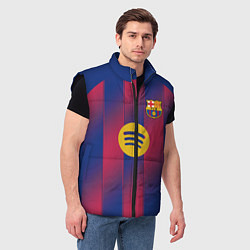 Мужской жилет Ламин Ямаль, Барселона домашняя форма 2025 2026, цвет: 3D-черный — фото 2