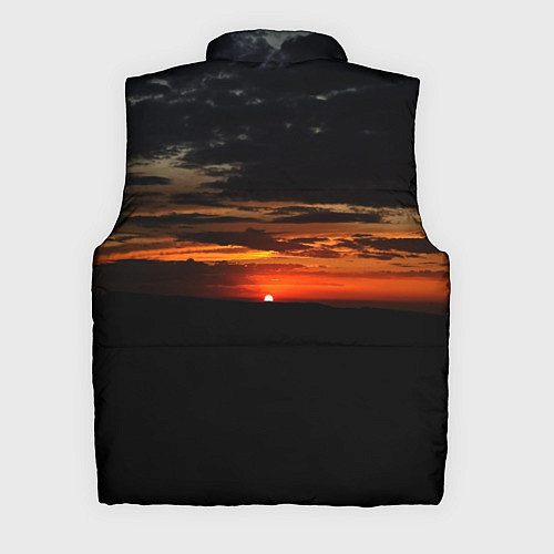 Мужской жилет Закат на плато / 3D-Черный – фото 2