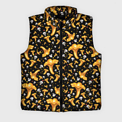 Мужской жилет Грибной дождик, цвет: 3D-черный