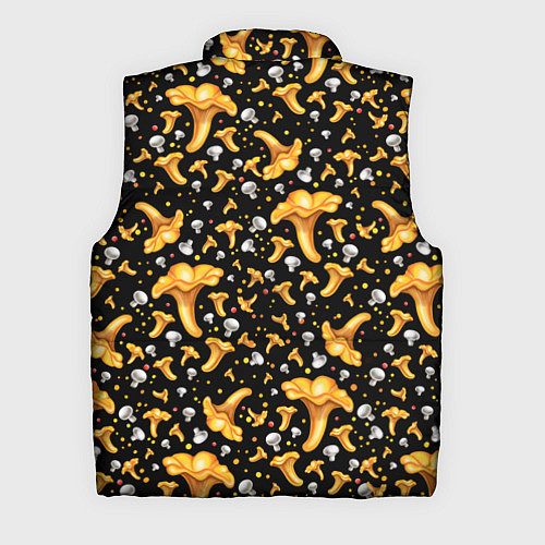 Мужской жилет Грибной дождик / 3D-Черный – фото 2