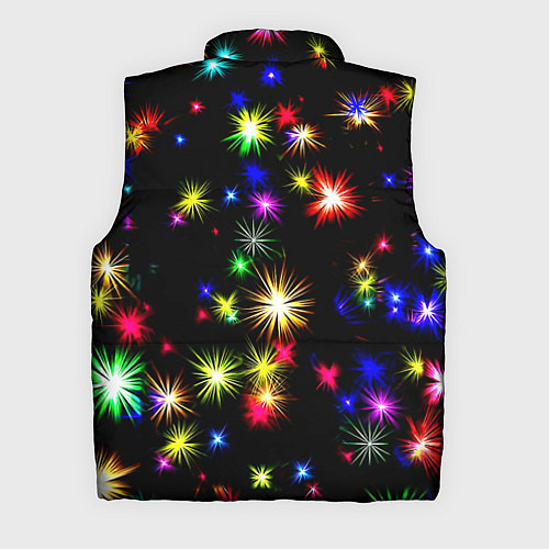 Мужской жилет Doom новогодние искры / 3D-Черный – фото 2