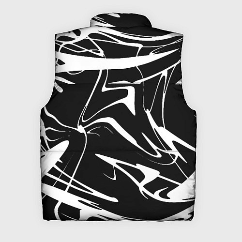 Мужской жилет Dayz белые краски лого / 3D-Черный – фото 2