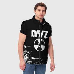 Мужской жилет Dayz брызги белых красок, цвет: 3D-черный — фото 2