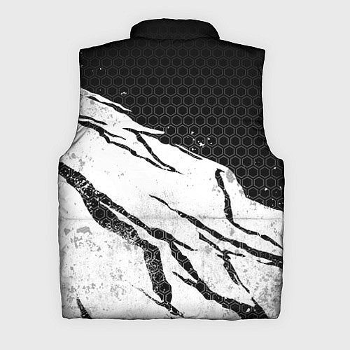 Мужской жилет Россия - черно-белый герб / 3D-Черный – фото 2