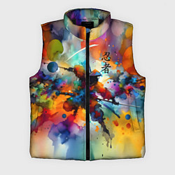 Мужской жилет Ninja - watercolor impressionism