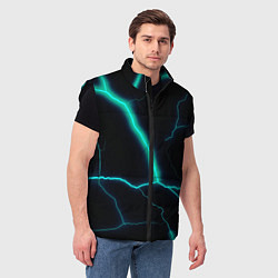 Мужской жилет Dark blue, цвет: 3D-черный — фото 2